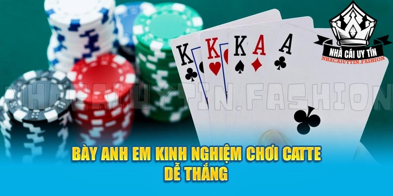 Bày anh em kinh nghiệm chơi Catte dễ thắng